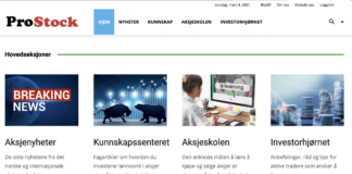 OnNet AS fikk jobben med å utvikle aksjeportalen prostock